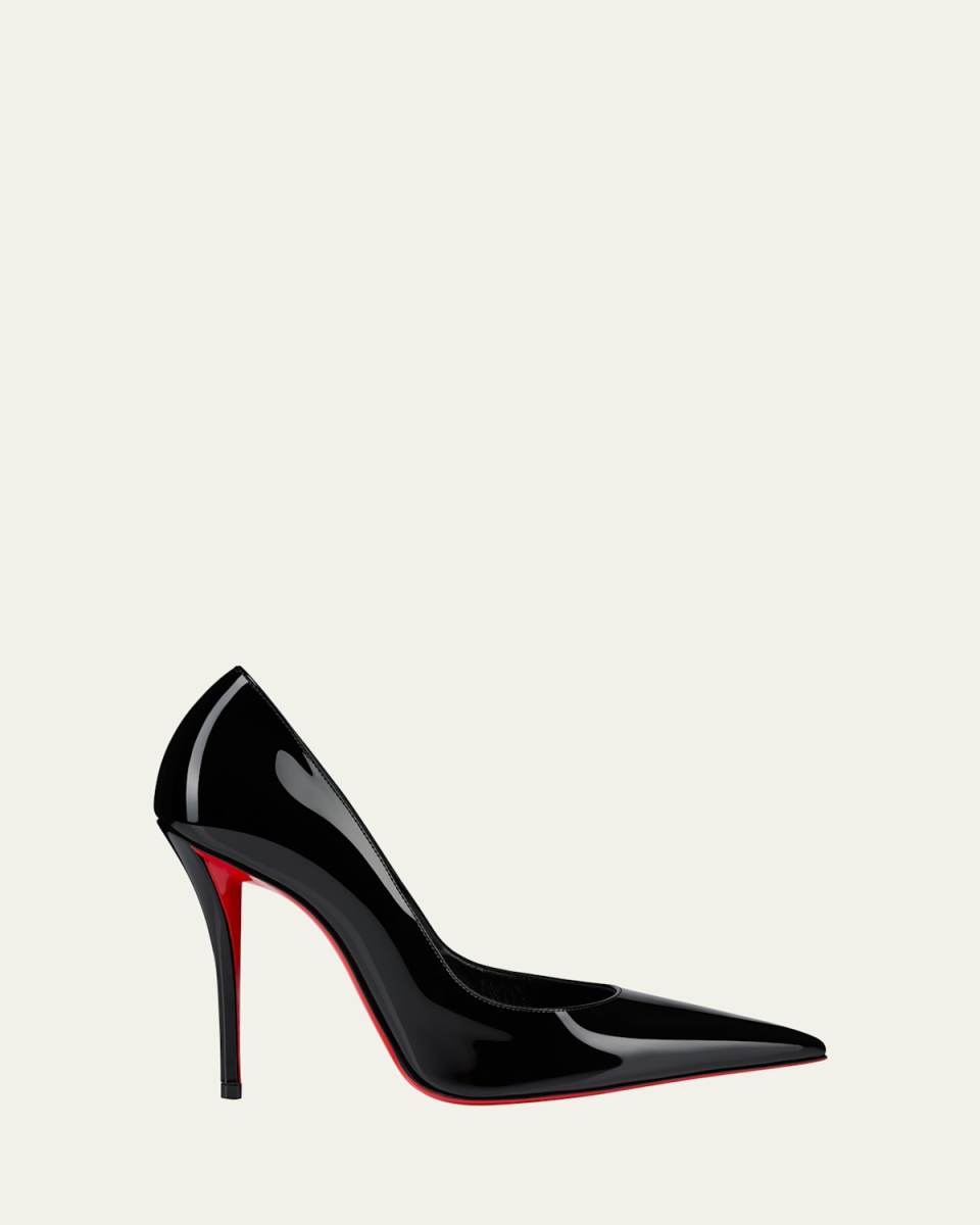 Miss Z Patent Red Sole Pumps